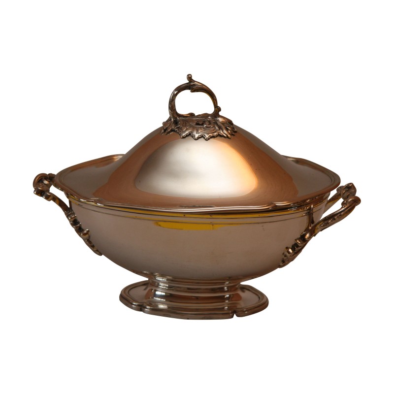 oval vegetable dish in silver, Geneva collar 925, late 19th - early … - Moinat - Silverware oval vegetable dish in silver, Geneva collar 925, late 19th - early … - Moinat - Silverware
