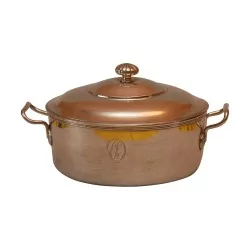 Légumier rond en argent, Derriery, avec poinçon de Genève