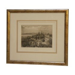 钢版画，“Rouargue, Lausanne”，带画框。时代 ： …