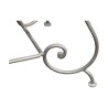 Oval table model Vufflens in wrought iron with sheet metal top … - Moinat - Heritage