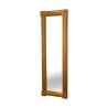 Golden wardrobe mirror, fluted, with rosettes in the corners... - Moinat - Mirrors