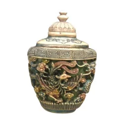 Elfenbein-Schnupftabakdose mit geschnitzten Phönixen, China, frühes 20. Jh.