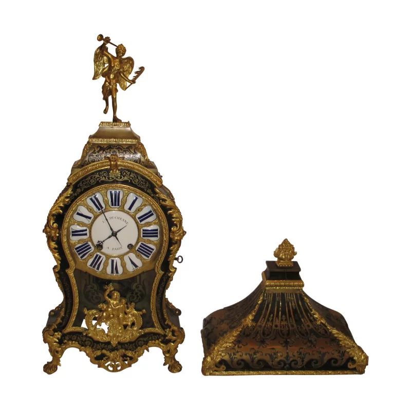 Cartel Louis XV Boulle, bronzes, signed “JB DUCHESNE A PARIS”, … - Moinat - Table clocks