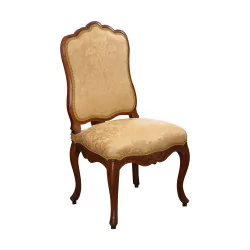 Series of 12 large Regency dining room chairs in walnut …