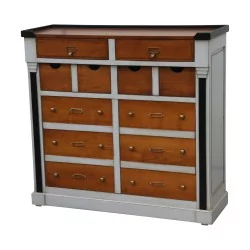 Meuble d'herboriste Richelieu, buffet, en merisier, caisse …