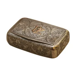 Rectangular enamel box, “J. Klammer” with inscription …