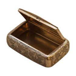 Rectangular enamel box, “J. Klammer” with inscription …