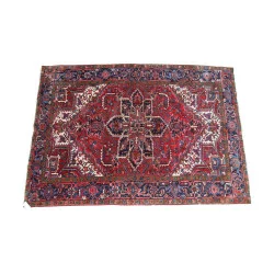 multicolored oriental rug, rosette in the center, late 19th, early …