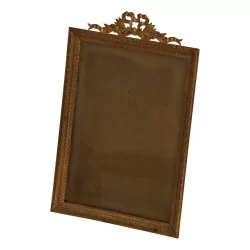 Napoleon III photo frame (format 10x15 cm) in bronze dorl …