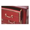 Transition style dresser in patinated red lacquered wood and … - Moinat - Chests of drawers, Commodes, Chifonnier, Chest of 7 drawers