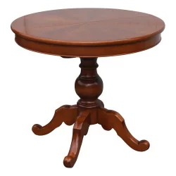Louis-Philippe dining table with 1 leaf extension