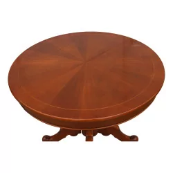 Louis-Philippe dining table with 1 leaf extension