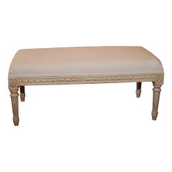 Nachttisch im Louis XVI-Stil aus lackiertem Holz mit