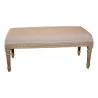 Louis XVI style footboard bench in painted wood with … - Moinat - Stools, Benches, Pouffes
