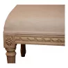 Louis XVI style footboard bench in painted wood and - Moinat - Stools, Benches, Pouffes