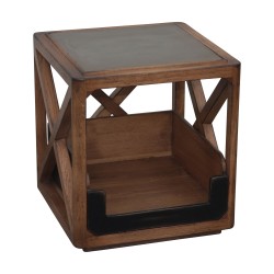 Beistelltisch aus der G. Ladalle-Kollektion, mit Tablett