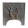 “Blacksmiths” cast iron fireback, beautiful … - Moinat - Fire plates