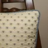 Coussin décoratif en tissu Giza col. Cielo et finition cablé - Moinat - Coussins