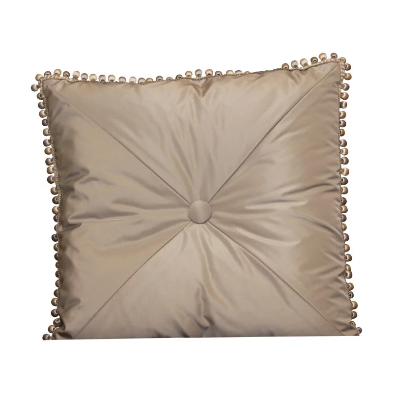 Decorative cushion with Pompadour taffeta face divided into 4 - Moinat - Cushions, Throws