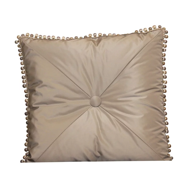 Coussin décoratif avec face taffetas Pompadour divisées en 4 - Moinat - Coussins, Plaids