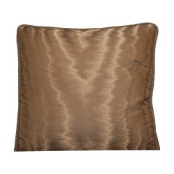 Coussin décoratif avec tissu Moire Jacquard, finition avec