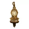 Cartel Régence et sa console en marqueterie Boulle. Epoque … - Moinat - Pendules à poser