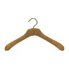 Cintre en bois garni de tissu katmandou coloris chamois. - Moinat - Accessoires de décoration