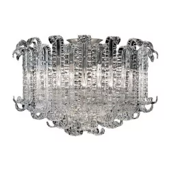 Chandelier, ceiling lamp New Felci in hand-blown glass by …