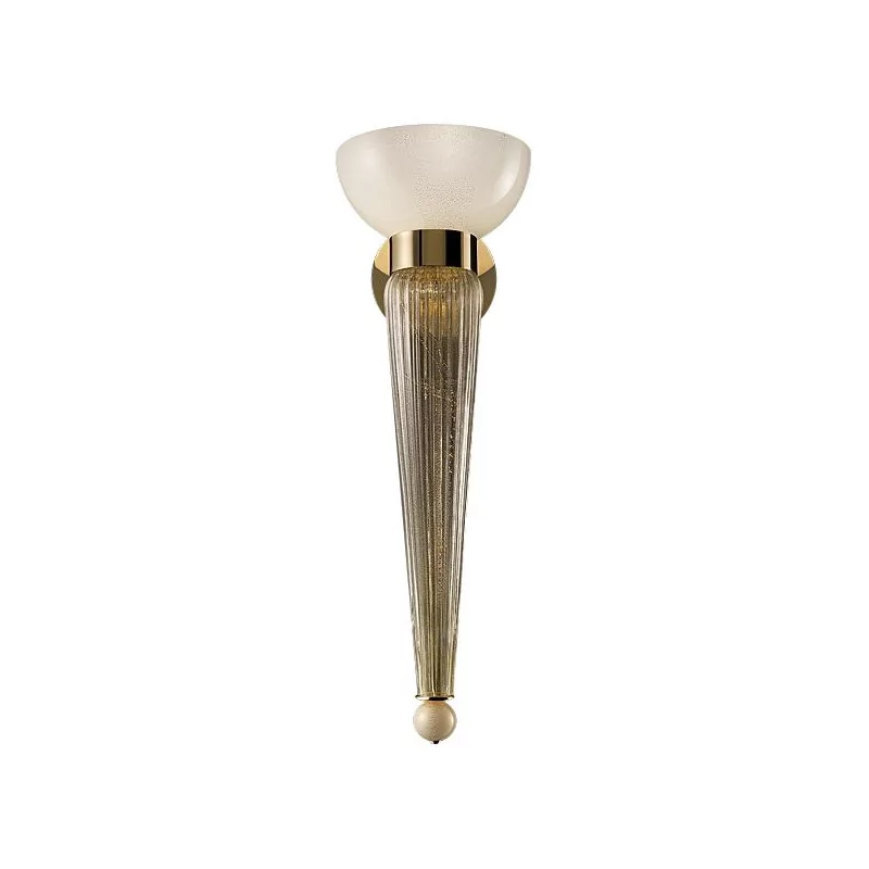 Torvik wall lamp in hand-blown Murano glass, … - Moinat - Wall lights, Sconces