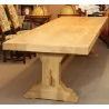 Grande table de salle à manger rustique en chêne massif, … - Moinat - Tables de salle à manger