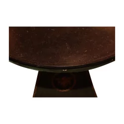 Tisch - Säulentisch, Modell Napoleon Campaign, aus Blech und Platte …