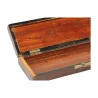 feather box in speckled maple and mother-of-pearl inlay and … - Moinat - Decorating accessories