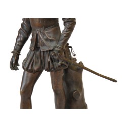 Bronze statue representing Henry IV as a child, according to …