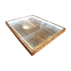 Grande table de salon avec éclairage LED blanc jour, …