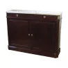 Cerbère sideboard in mahogany with marble top. - Moinat - Buffet, Bars, Sideboards, Dressers, Chests, Enfilades