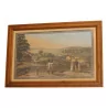 Watercolor gouache under glass “View of Geneva from … - Moinat - VE2022/1