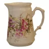 Carafe ou pot en porcelaine avec décor floral. Suisse, 20ème … - Moinat - Carafes