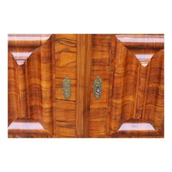 Cabinet - buffet - Zurichois en noyer plaqué avec à …