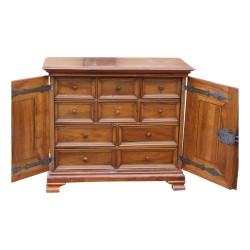 Cabinet - buffet - Zurichois en noyer plaqué avec à …