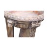 “Lions” basin in carved yellow marble in 1 block. - Moinat - Fountains