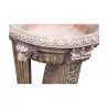 “Lions” basin in carved yellow marble in 1 block. - Moinat - VE2022/2