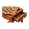 Louis XV bedside table, games table, with checkerboard on the top... - Moinat - End tables, Bouillotte tables, Bedside tables, Pedestal tables