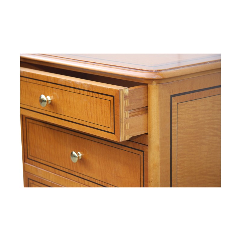 1 Bedside table, small chest of drawers with 3 drawers and black nets