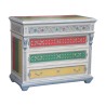 Commode Henri II avec 3 tiroirs et un écritoire, en noyer avec - Moinat - Commodes, Chiffonniers, Semainiers