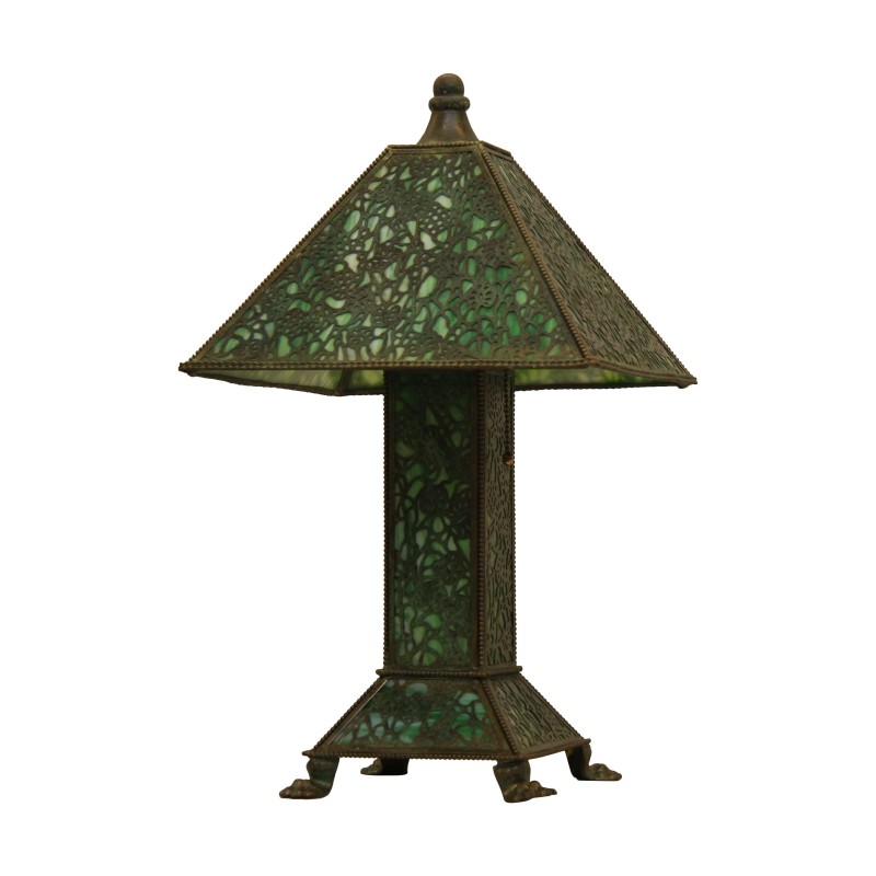 台美国蒂芙尼工坊(纽约)的台灯,约 1915 年。 - Moinat - 台灯 台美国蒂芙尼工坊(纽约)的台灯,约 1915 年。 - Moinat - 台灯