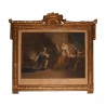 Série de 4 gravures représentant : Scène champêtre, Élégante, - Moinat - Gravures