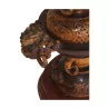 Perfume burner in tiger eye stone, carved in 3 parts on … - Moinat - Decorating accessories