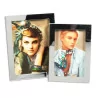 small model photo frame (10x15 cm) in silver metal. - Moinat - Decorating accessories