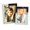 large photo frame (13x18 cm) in silver metal. - Moinat - Decorating accessories