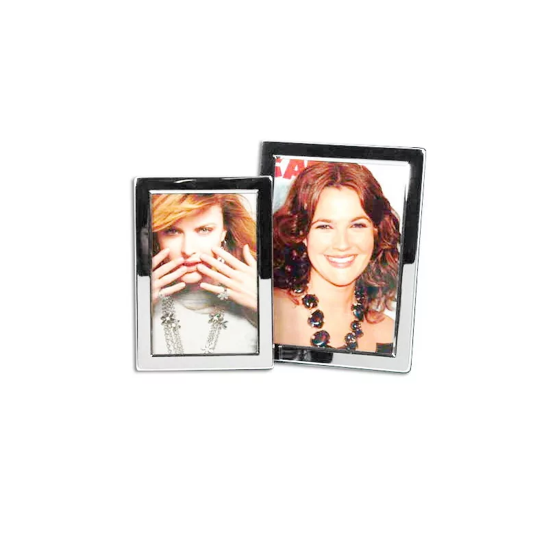 silver metal photo frame (13x18 cm) - Moinat - Decorating accessories